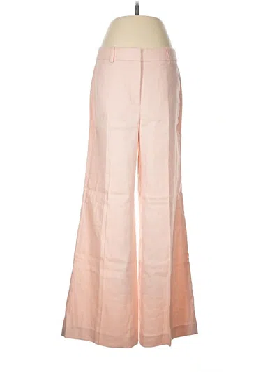 Pre-owned Jcrew Linen Pants In Pink