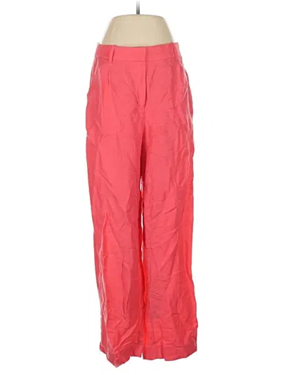 Pre-owned Jcrew Linen Pants In Red