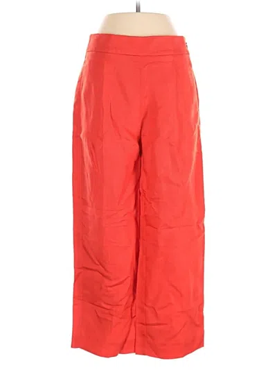 Jcrew Linen Pants In Red