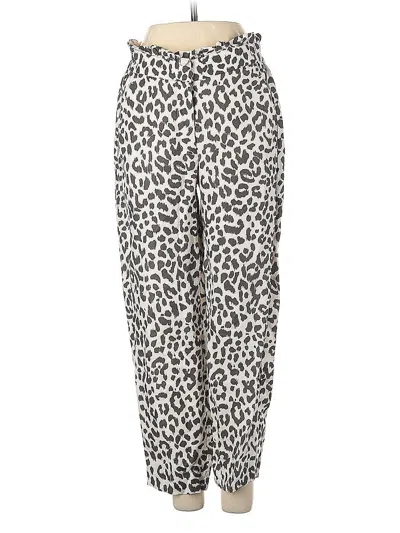 Pre-owned Jcrew Linen Pants In Silver