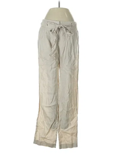 Pre-owned Jcrew Linen Pants In Silver