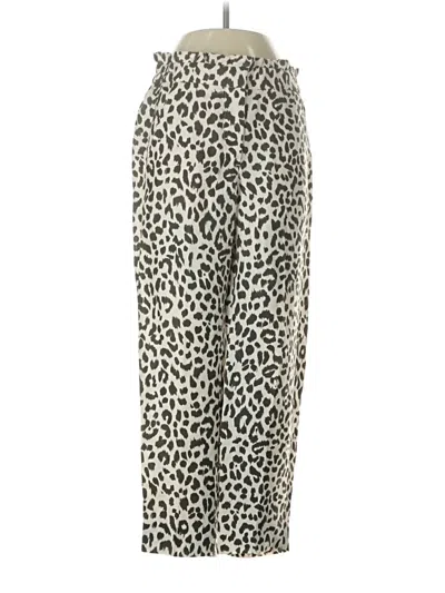 Pre-owned Jcrew Linen Pants In Silver