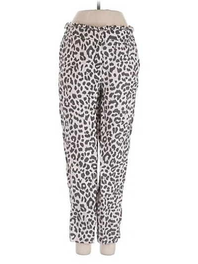 Pre-owned Jcrew Linen Pants In Silver