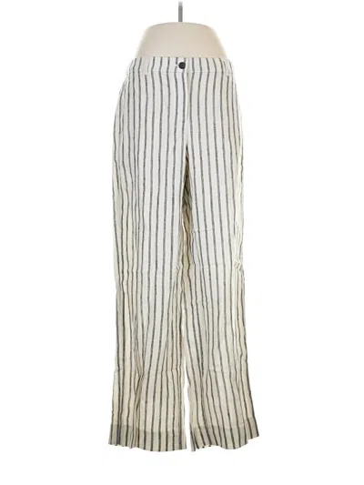 Pre-owned Jcrew Linen Pants In Silver