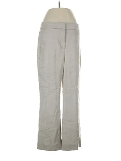 Pre-owned Jcrew Linen Pants In Tan