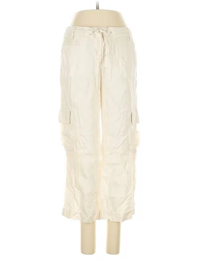 Pre-owned Jcrew Linen Pants In White