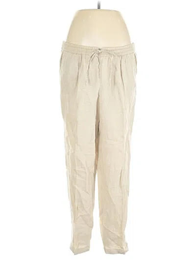 Pre-owned Jcrew Linen Pants In White