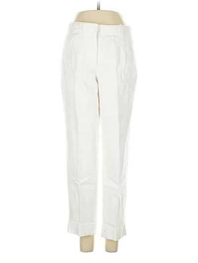 Pre-owned Jcrew Linen Pants In White