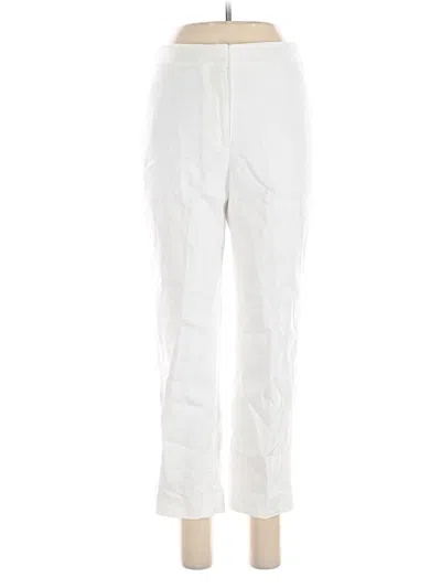 Pre-owned Jcrew Linen Pants In White