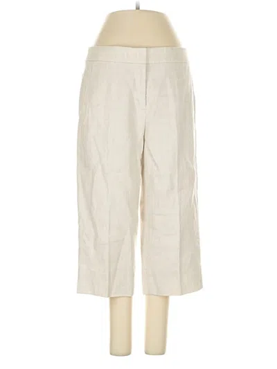 Pre-owned Jcrew Linen Pants In White