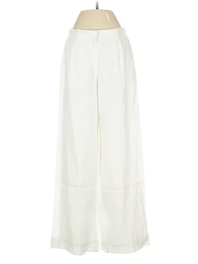 Pre-owned Jcrew Linen Pants In White