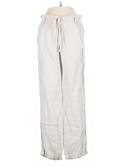 Pre-owned Jcrew Linen Pants In White