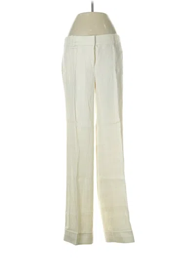 Pre-owned Jcrew Linen Pants In White