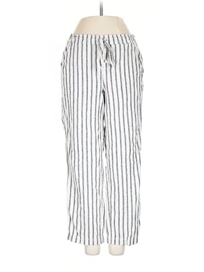 Pre-owned Jcrew Linen Pants In White