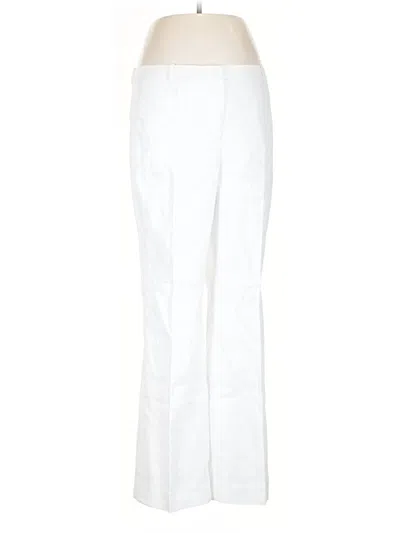 Pre-owned Jcrew Linen Pants In White