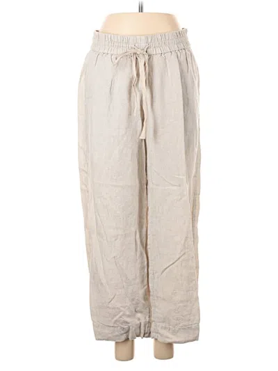 Pre-owned Jcrew Linen Pants In White