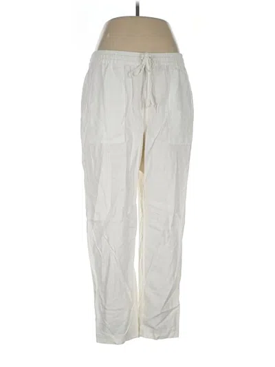 Jcrew Linen Pants In White