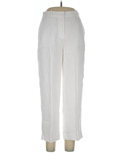 Pre-owned Jcrew Linen Pants In White