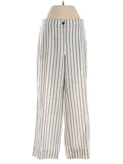 Pre-owned Jcrew Linen Pants In White