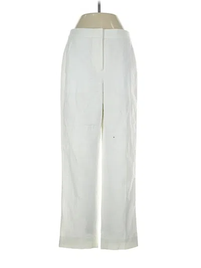 Pre-owned Jcrew Linen Pants In White