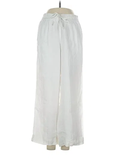 Pre-owned Jcrew Linen Pants In White