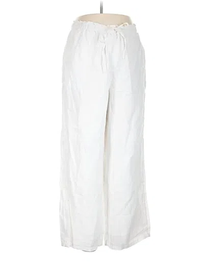 Pre-owned Jcrew Linen Pants In White