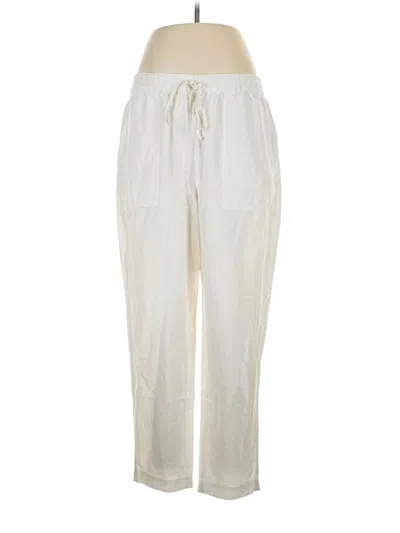 Jcrew Linen Pants In White