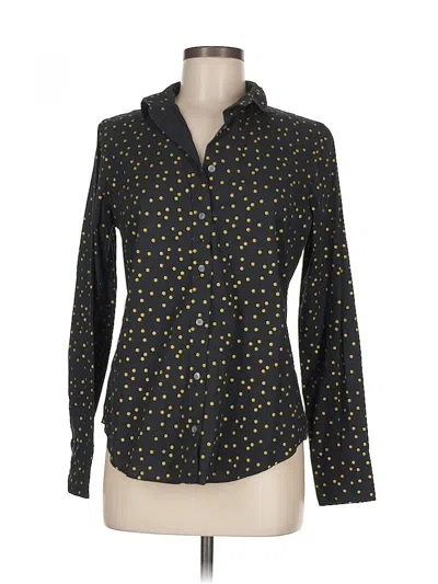 Pre-owned Jcrew Long Sleeve Blouse In Black