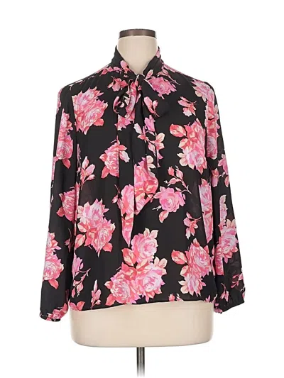 Pre-owned Jcrew Long Sleeve Blouse In Black