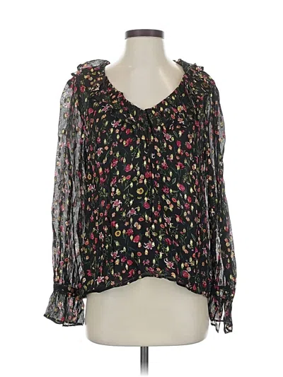 Jcrew Long Sleeve Blouse In Black