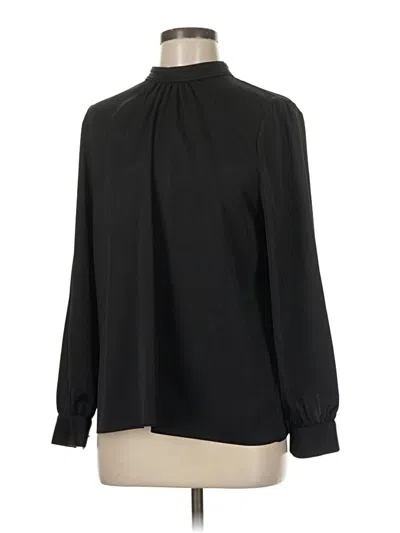 Pre-owned Jcrew Long Sleeve Blouse In Black