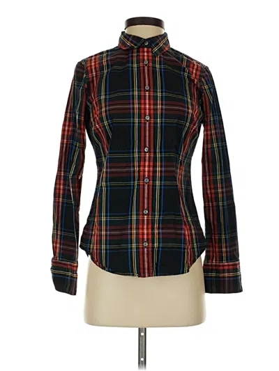 Pre-owned Jcrew Long Sleeve Blouse In Black