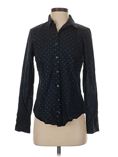 Pre-owned Jcrew Long Sleeve Blouse In Black