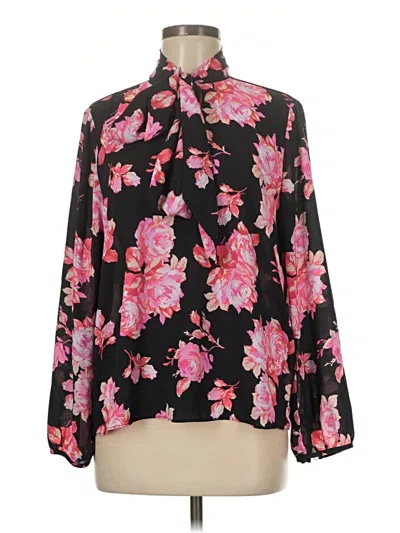 Pre-owned Jcrew Long Sleeve Blouse In Black