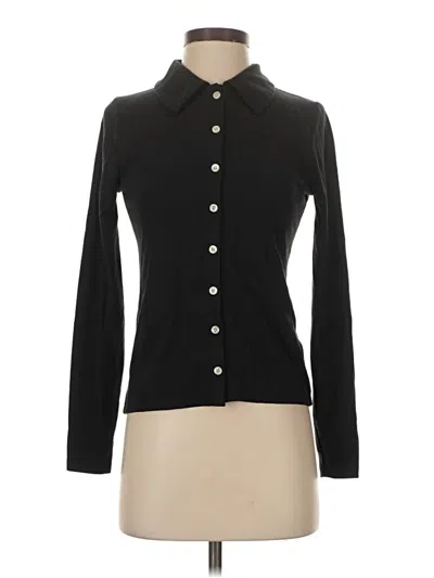 Pre-owned Jcrew Long Sleeve Blouse In Black