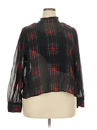 Jcrew Long Sleeve Blouse In Black