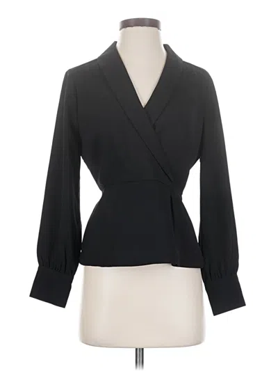 Jcrew Long Sleeve Blouse In Black