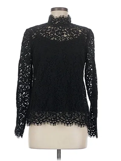 Pre-owned Jcrew Long Sleeve Blouse In Black