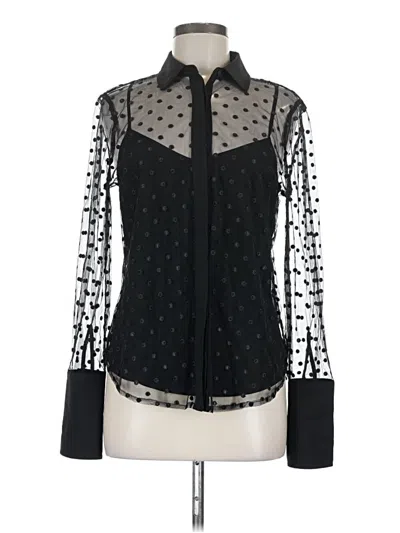 Pre-owned Jcrew Long Sleeve Blouse In Black