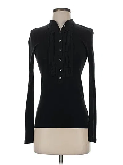 Pre-owned Jcrew Long Sleeve Blouse In Black