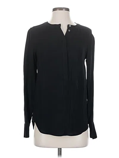 Jcrew Long Sleeve Blouse In Black