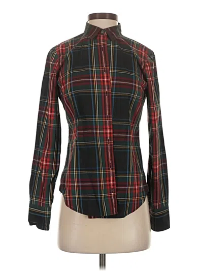 Pre-owned Jcrew Long Sleeve Blouse In Black