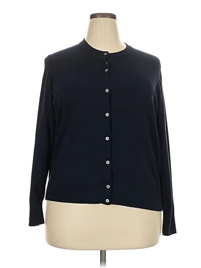 Pre-owned Jcrew Long Sleeve Blouse In Black