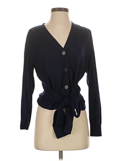 Pre-owned Jcrew Long Sleeve Blouse In Black