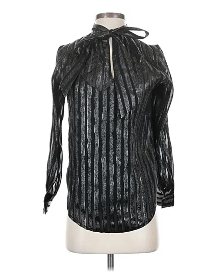Jcrew Long Sleeve Blouse In Black