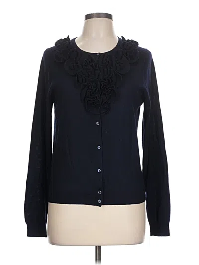Pre-owned Jcrew Long Sleeve Blouse In Black
