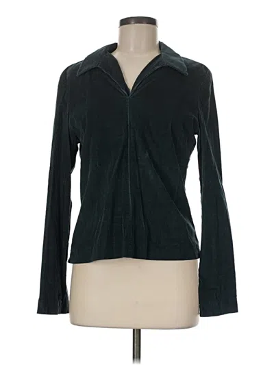 Pre-owned Jcrew Long Sleeve Blouse In Black