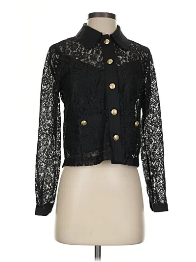 Jcrew Long Sleeve Blouse In Black