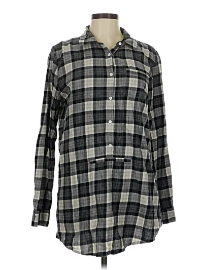Pre-owned Jcrew Long Sleeve Blouse In Blue