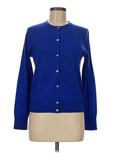 Pre-owned Jcrew Long Sleeve Blouse In Blue